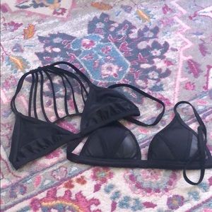 Black Bathing Suit Tops
